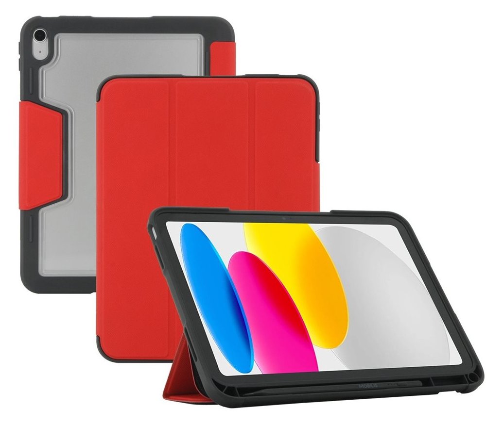 Mobilis Flip-Hülle für Tablet - widerstandsfähig - Rot