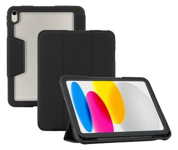 Mobilis Flip-Hülle für Tablet - widerstandsfähig - Schwarz von LumaTech