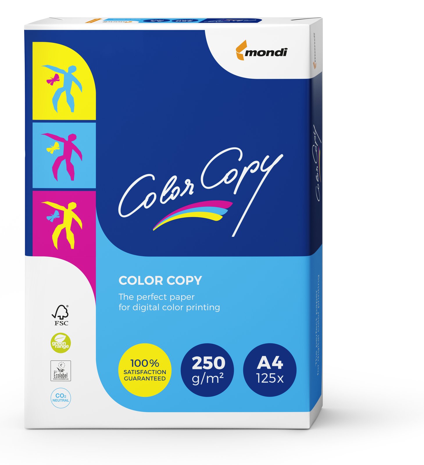 Mondi EA87 - Kopieren - A4 (210x297 mm) - 125 Blätter - 250 g/m² - GreenRange - ISO 9706 - EU Ecolabel - FSC