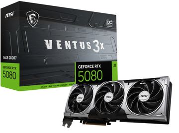 MSI GeForce RTX 5080 16G VENTUS 3X OC - Grafikkarten von LumaTech