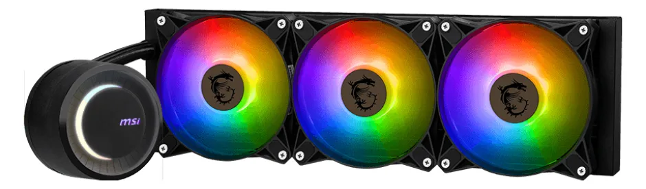 MSI MAG CORELIQUID E360 - Prozessor-Flüssigkeitskühlsystem - Kühlergröße: 360 mm - (für: LGA1156, LGA1155, LGA1150), Ansicht 4