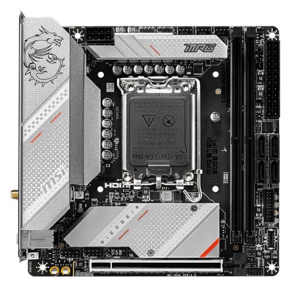 MSI MPG B650I EDGE WIFI - Motherboard - Mini-ITX - LGA1700-Sockel - B760 Chipsatz - USB 3.2 Gen 1, USB 3.2 Gen 2