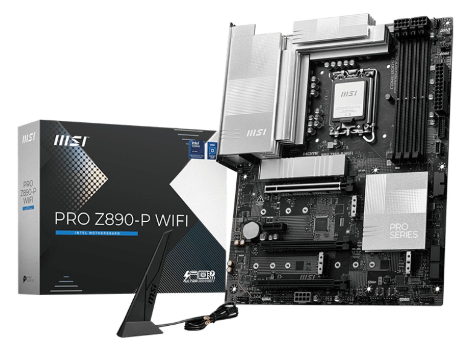 MSI PRO Z890-P WIFI - Motherboard - ATX - LGA1851-Sockel - Z890 Chipsatz - USB4, USB-C 3.2 Gen 2x2, USB 3.2 Gen 1