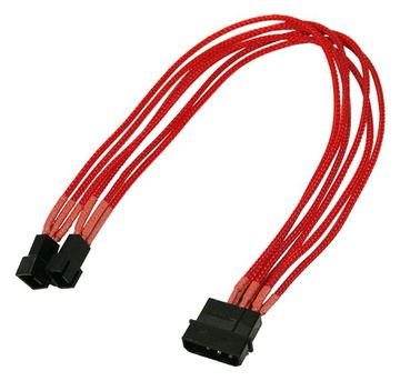 Nanoxia Netzteil für Lüfter - 3 PIN Internal Power (M) - Rot von LumaTech