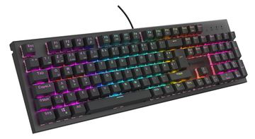 natec Gaming Tastatur Thor 303 silent kabelgeb. - Tastatur - TL: Deutsch, QWERTZ von LumaTech