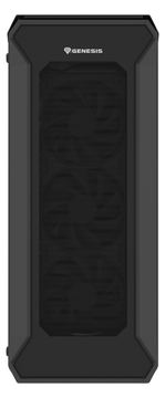natec Gehäuse Irid 505f mit Sichtfenster schwarz - Midi/Minitower - ATX von LumaTech
