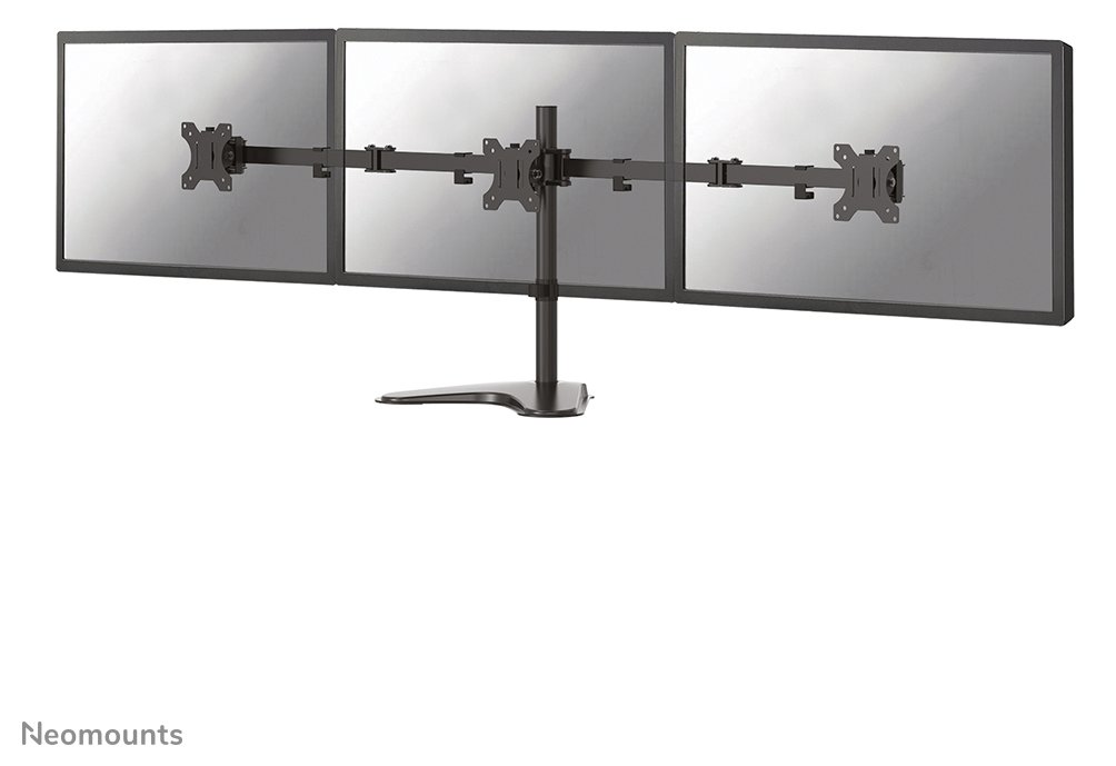 Neomounts by Newstar FPMA-D550DD3 - Aufstellung - full-motion - für 3 Monitore - Schwarz