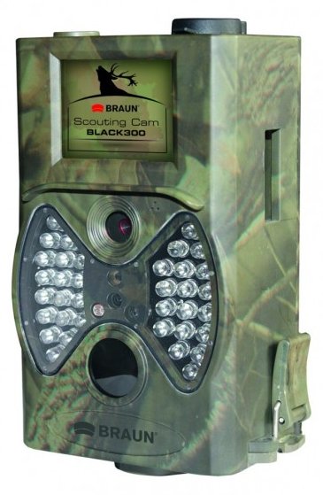 Braun Photo Technik Scouting Cam BLACK300 - IP-Sicherheitskamera - Outdoor - Verkabelt - Box - Wand - Grün