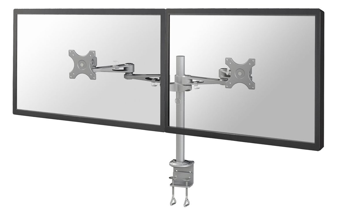 Neomounts by Newstar FPMA-D935D - Befestigungskit - full-motion - für 2 LCD-Displays - Silber
