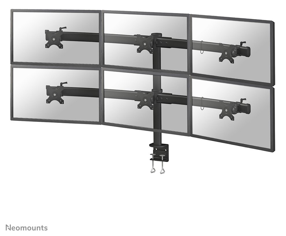 Neomounts FPMA-D700D6 - Befestigungskit - für 6 LCD-Displays (full-motion)