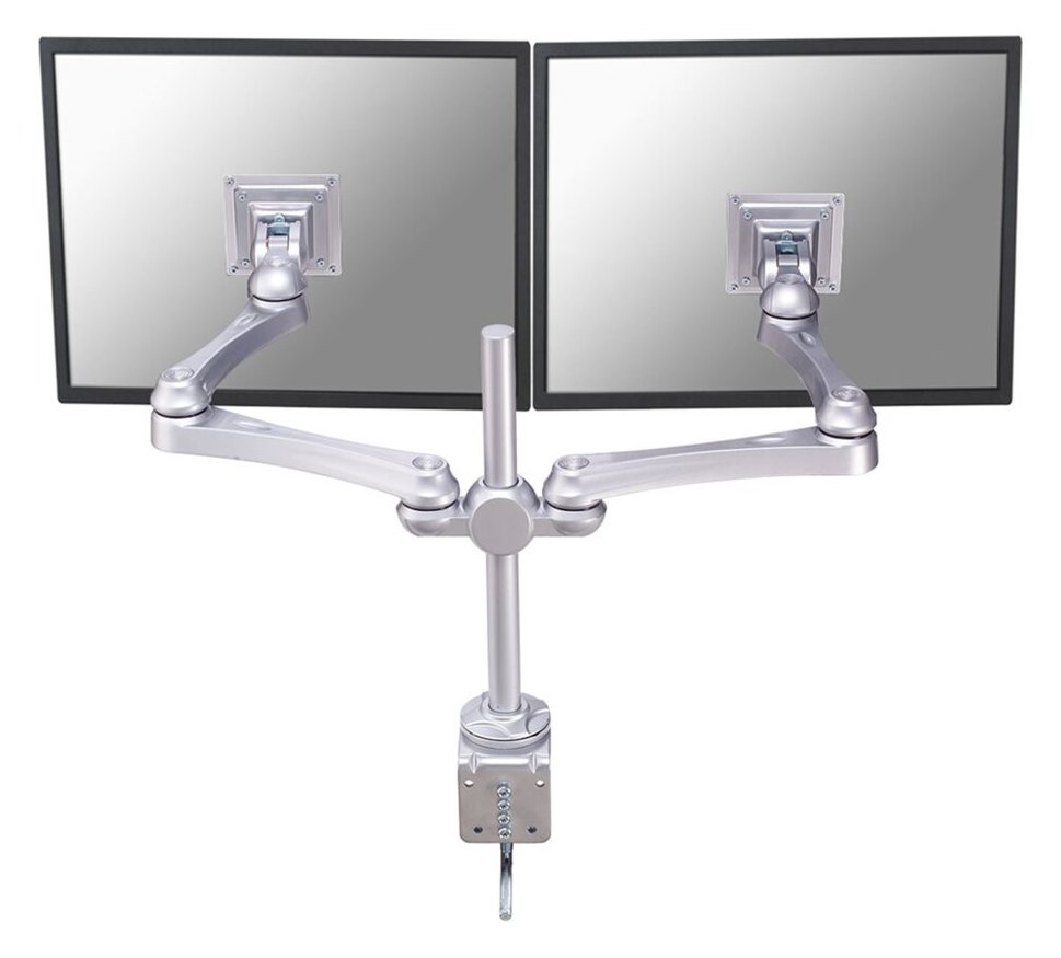 Neomounts FPMA-D930D - Befestigungskit - Voll beweglich - für 2 LCD-Displays - Silber - Bildschirmgröße: 25.4-76.2 cm