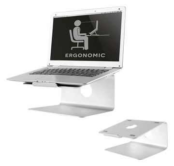 Neomounts NSLS050 - Aufstellung für Notebook - Gebürstetes Aluminium - Silber - Bildschirmgröße: 25.4-43.2 cm (10-17) von LumaTech