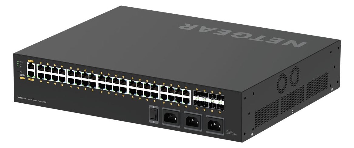 Netgear AV Line M4250-40G8XF-PoE++ - Switch - L3 - managed - 40 x 10/100/1000 (PoE++)