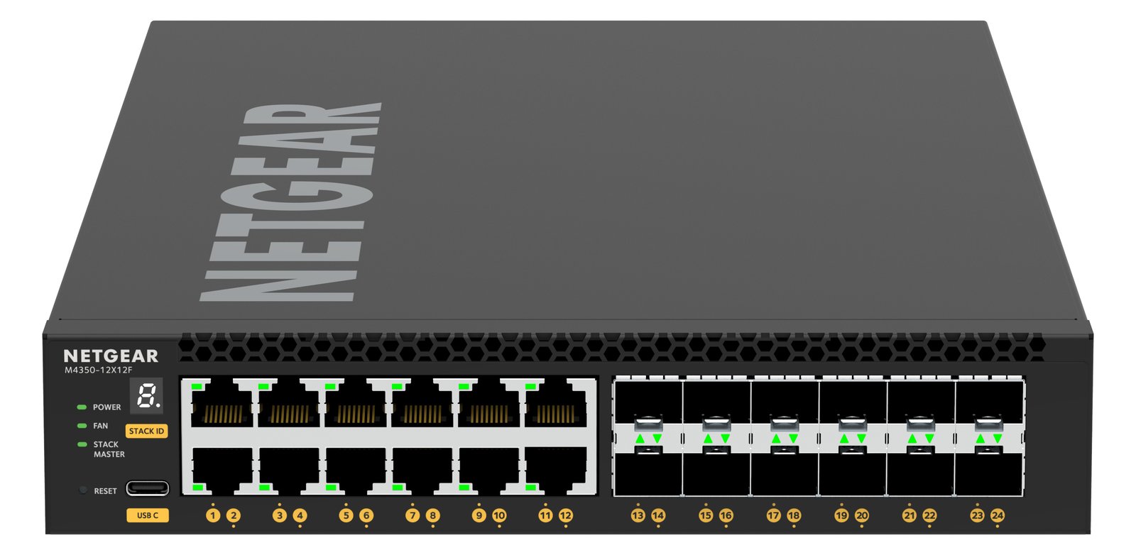 Netgear M4350 Series M4350-12X12F - Switch - L3