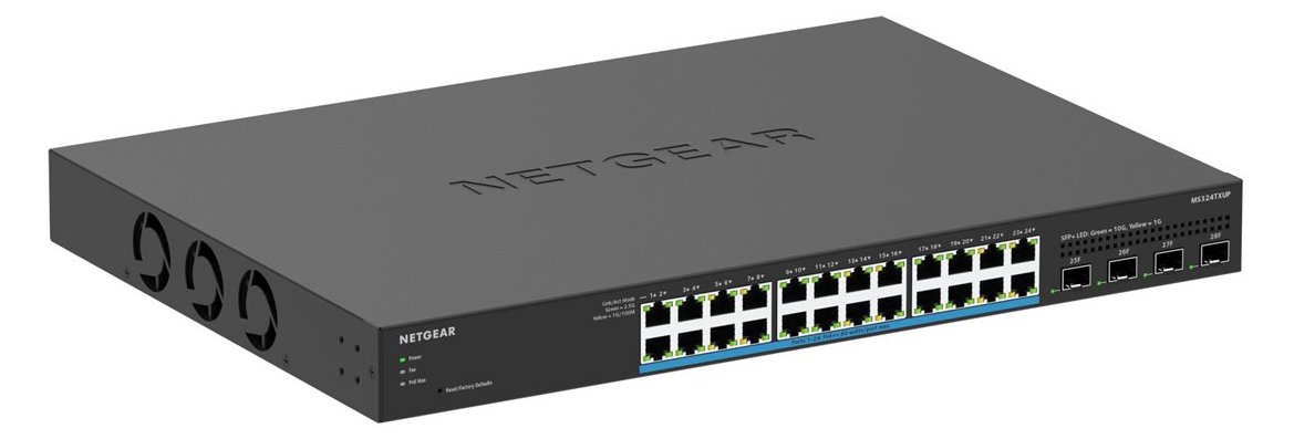 Netgear MS324TXUP - 24 x 1G/2.5G Multi-Gigabit Ultra60 PoE++ Ethernet ports with 720W Total - Ethernet