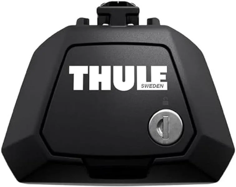 Thule Raised Rail Evo Fuß Für Fahrzeuge 4er-pack Schwarz Black, One-Size
