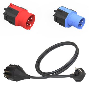 NRGkick 20001059 - Steckdosenadapter - Schwarz - Blau - Rot von LumaTech