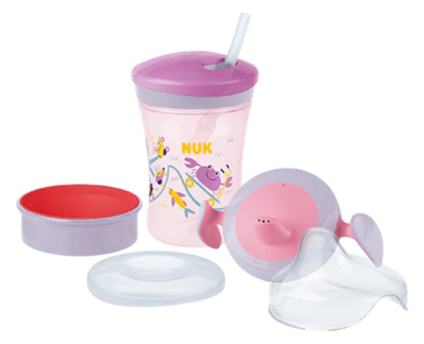 NUK 10255637 - Set - 0,23 l - Pink - Polypropylen - Tasse - Erfrischende Getränke