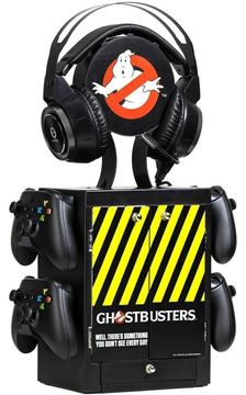 Numskull Games 5056280433576 - Ghostbusters Diskettenhalter für Spiele, Xbox, Schwarz, Gelb, Matt von LumaTech