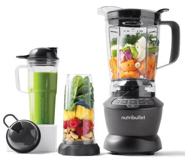 NutriBullet NBF500DG - Tischplatten-Mixer - 1,9 l - Eis-Crusher - 1200 W - Silber von LumaTech