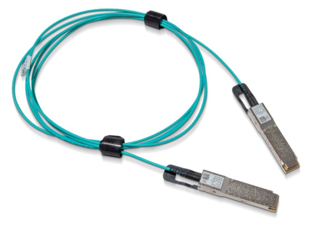 NVIDIA 200GBase-AOC Direktanschlusskabel - QSFP56 zu QSFP56 - 5 m - 5 m - Glasfaser - Active Optical Cable (AOC)