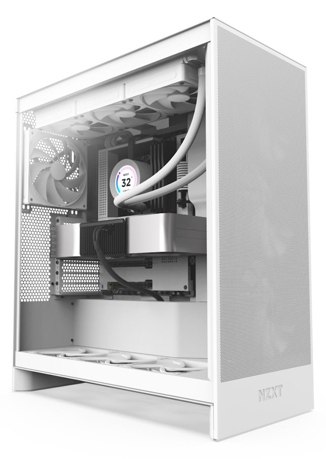 NZXT H series H7 Flow - Mid tower - ATX - Seitenteil mit Fenster (gehärtetes Glas)