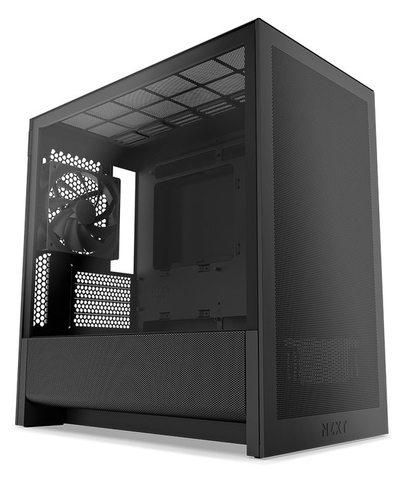 NZXT H3 Flow 2025 schwarz| PC-Gehäuse - Midi/Minitower - ATX