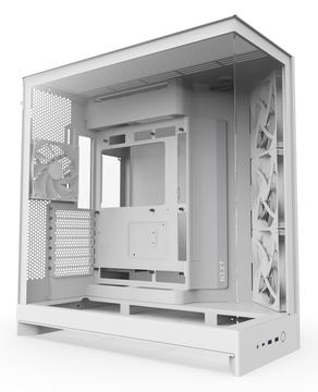 NZXT H9 Flow 2025 All White MidiTower CM-H92FW-01 retail - Midi/Minitower - ATX von LumaTech