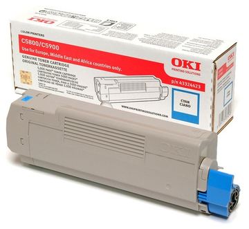 OKI Cyan - Original - Tonerpatrone - für C5550 MFP von LumaTech