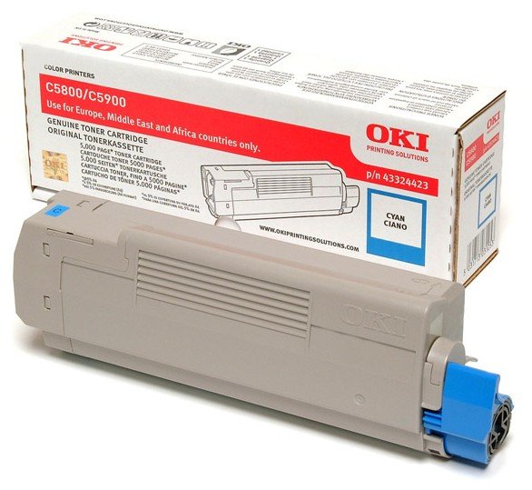 OKI Cyan - Original - Tonerpatrone - für C5550 MFP