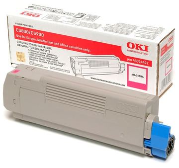 OKI Magenta - original - Tonerpatrone - für C5550 MFP von LumaTech