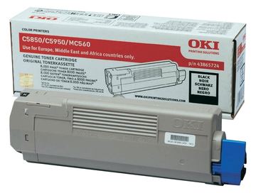 OKI Schwarz - Original - Tonerpatrone - für OKI MC560dn, MC560n von LumaTech