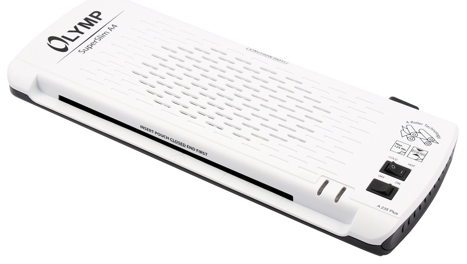 Olympia A 235 PLUS - 23,5 cm - Kalt-/Warmlaminator - 380 mm/min - 80 µm - 125 µm - 5 min