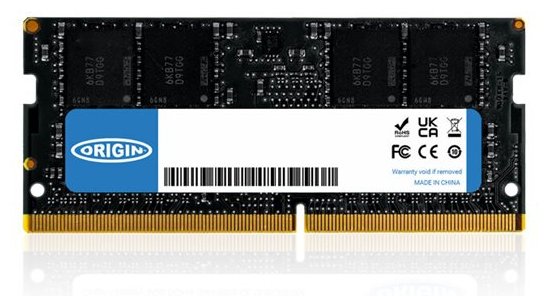 Origin Storage 32GB DDR4 3200MHz SODIMM 2RX8 Non-ECC 1.2V - 32 GB - 1 x 32 GB - DDR4 - 3200 MHz - 260-pin SO-DIMM
