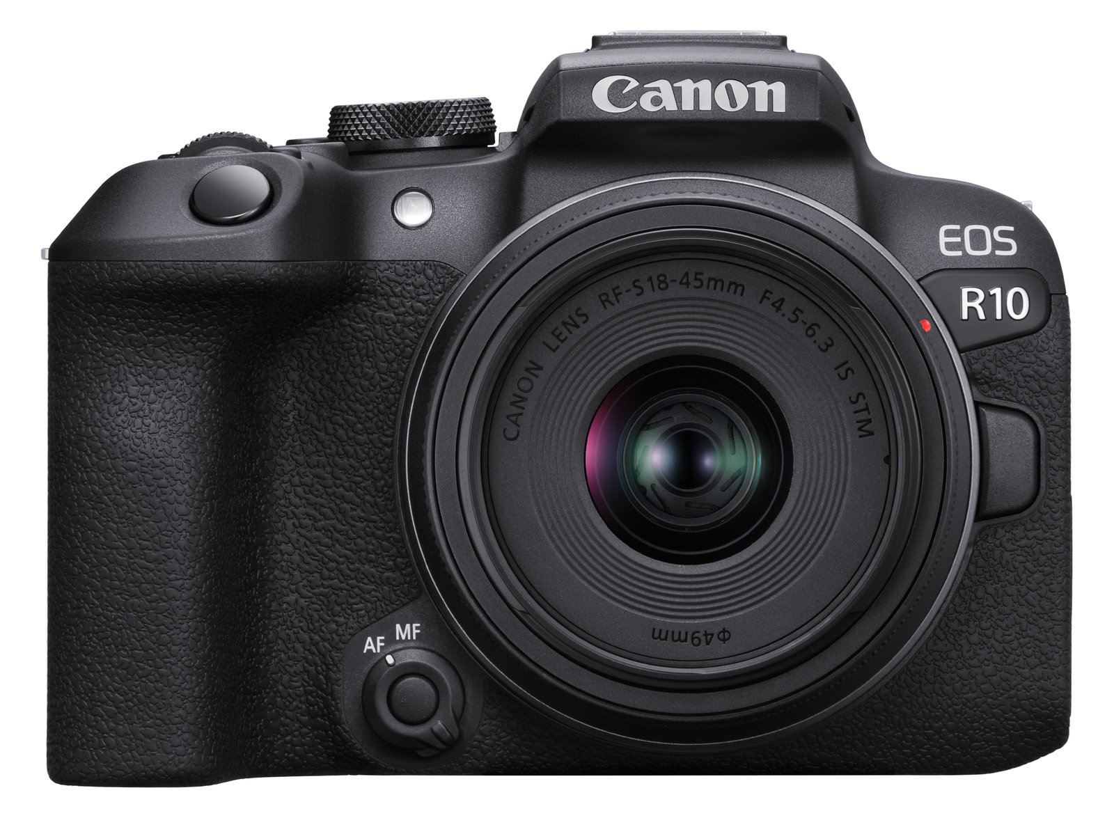 Canon EOS R10 + RF-S 18-45mm F4.5-6.3 IS STM - 24,2 MP - 6000 x 4000 Pixel - CMOS - 2,5x - 4K Ultra HD - Schwarz