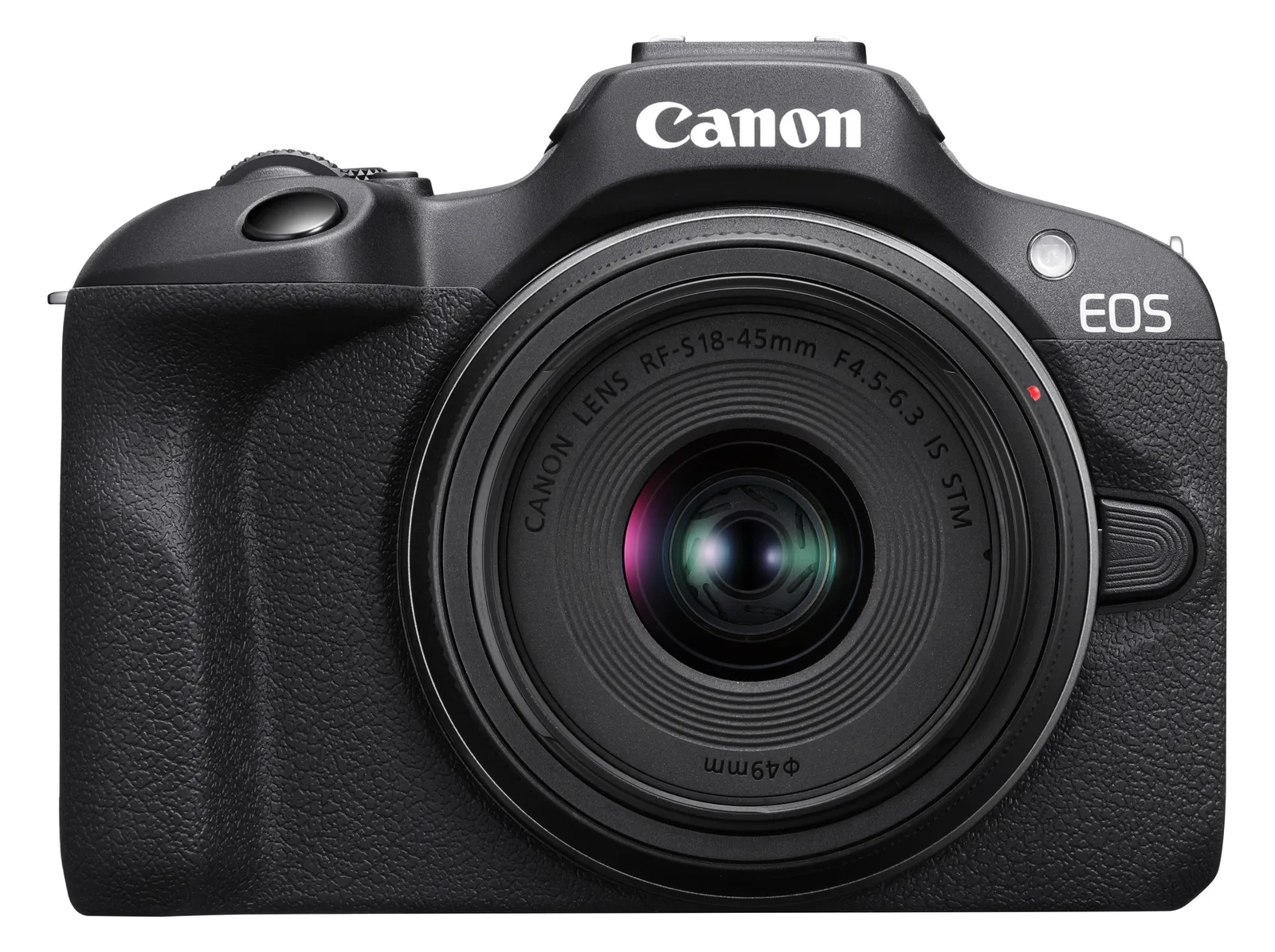 Canon EOS R100 + RF-S 18-45mm F4.5-6.3 IS STM Kit - 24,1 MP - 6000 x 4000 Pixel - CMOS - 4K Ultra HD - 309 g - Schwarz, Ansicht 3