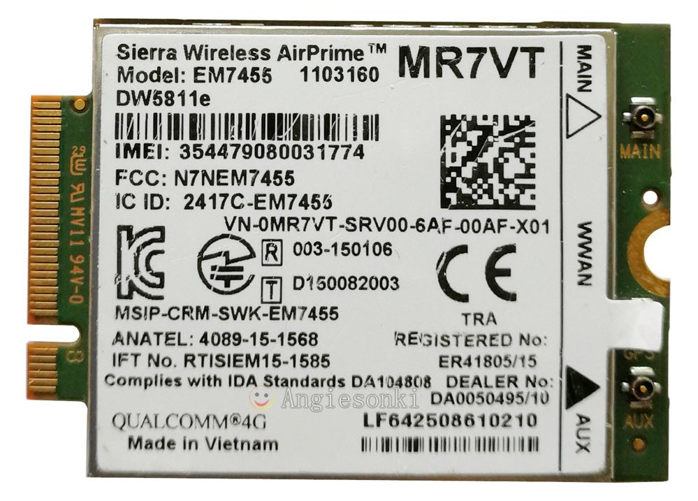 Origin Storage DELL-DW5811E - WLAN-Karte - DELL - Latitude E5250/E7250
