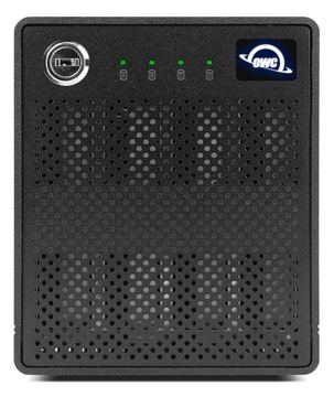 OWC ThunderBay 4 mini - HDD-Gehäuse - 2.5 - SATA - Serial ATA II - Serial ATA III - 40 Gbit/s - USB Anschluss - Schwarz von LumaTech
