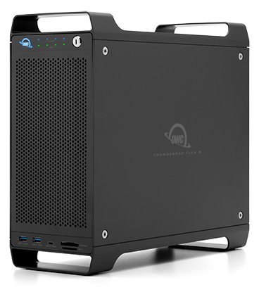 OWC ThunderBay Flex 8 - HDD / SSD-Gehäuse - 2.5/3.5 - SATA - Hot-Swap - USB Anschluss - Schwarz