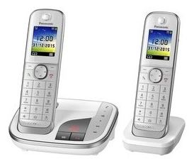 Panasonic KX-TGJ322GW - Schnurlostelefon - Anrufbeantworter mit Rufnummernanzeige von LumaTech