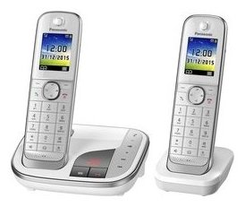 Panasonic KX-TGJ322GW - Schnurlostelefon - Anrufbeantworter mit Rufnummernanzeige