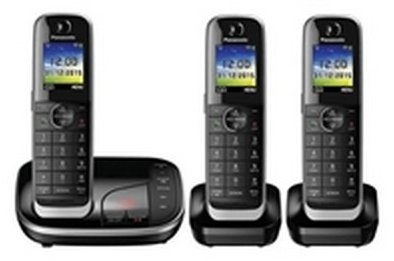 Panasonic KX-TGJ323GB - Schnurlostelefon - Anrufbeantworter mit Rufnummernanzeige