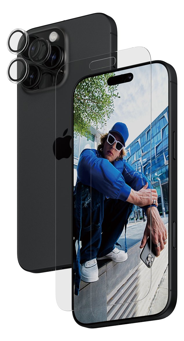 PanzerGlass 2-in-1 Schutz - Schutzkit Display/Objektiv für Handy