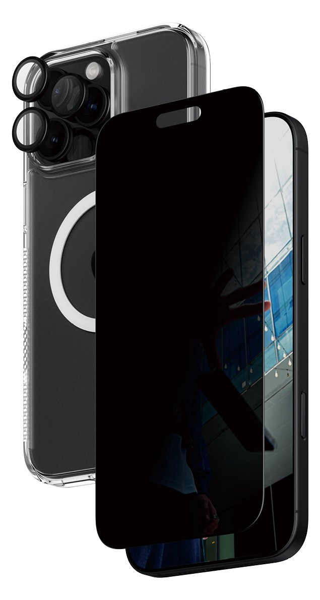 PanzerGlass 3-in-1 Privacy Protection iPhone 16 Pro Max
