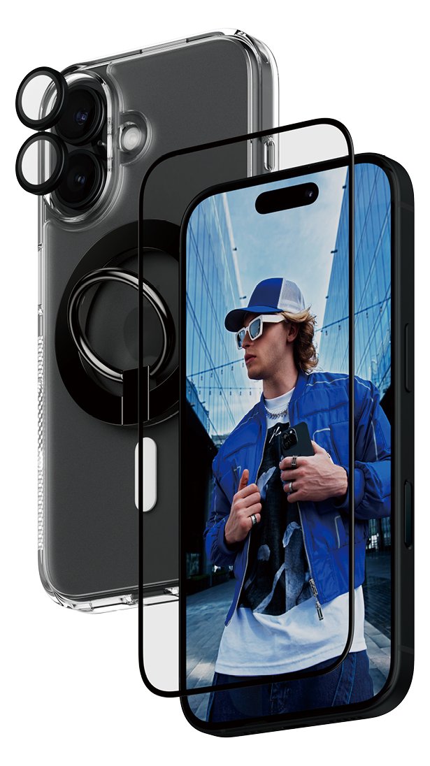 PanzerGlass 4-in-1 Pack - hintere Abdeckung für Mobiltelefon