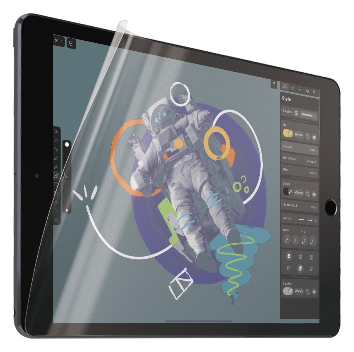 PanzerGlass Bildschirmschutz für Apple 10.2-inch iPad (7., 8. & 9. Generation) - ultrabreite Passform - Folie