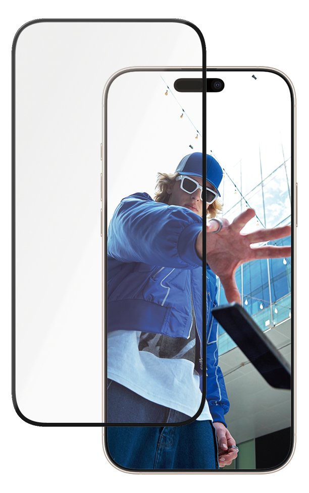 PanzerGlass Bildschirmschutz für Handy - ultrabreite Passform