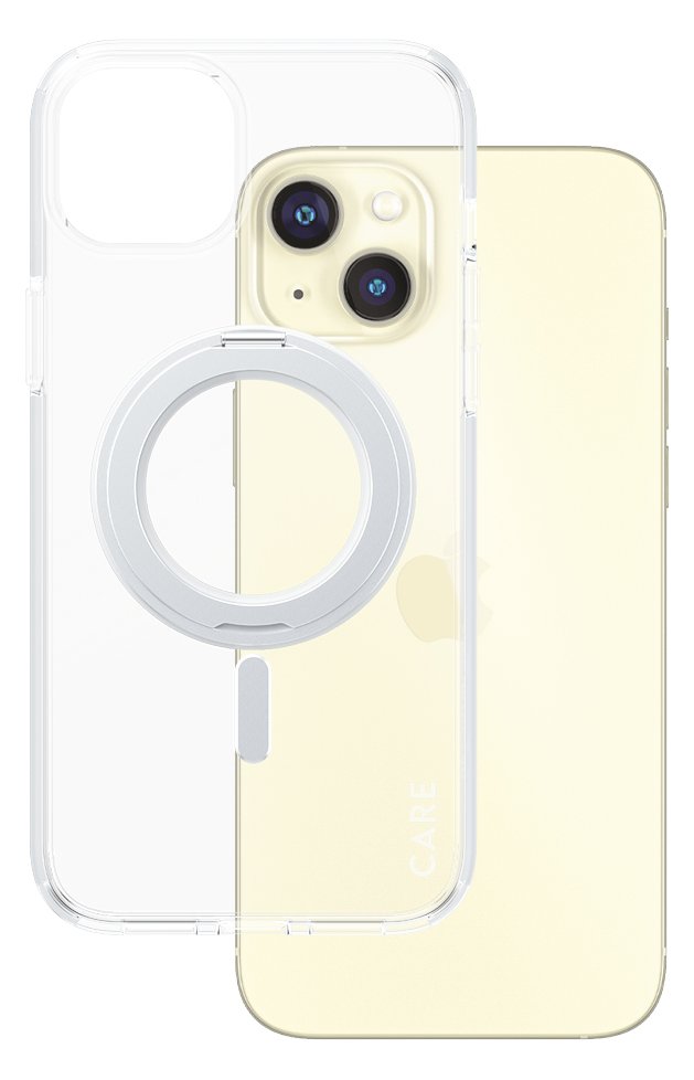 PanzerGlass CARE by PanzerGlass - Hintere Abdeckung für Apple iPhone 15 Plus - mit Ständer - kompatibel mit MagSafe
