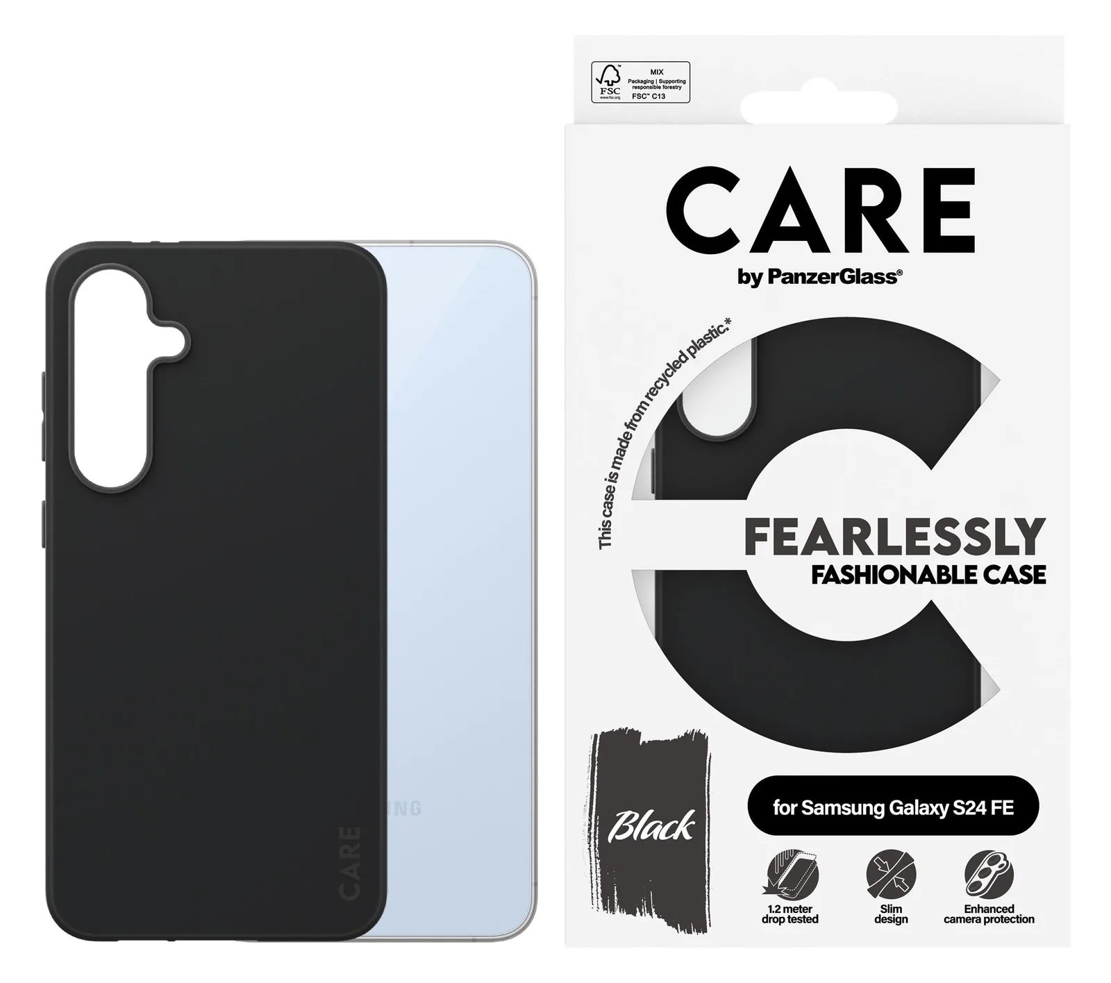 PanzerGlass CARE by PanzerGlass Fearlessly - Hintere Abdeckung für Mobiltelefon, Ansicht 3