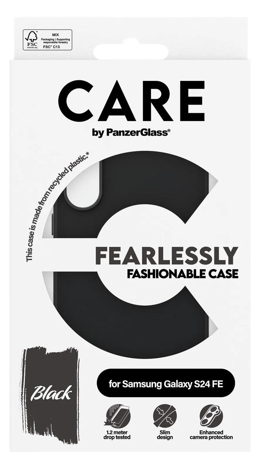 PanzerGlass CARE by PanzerGlass Fearlessly - Hintere Abdeckung für Mobiltelefon, Ansicht 4